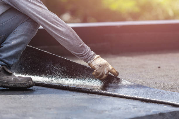 Professional Crawl Space Encapsulation technician working in East Liberty, OH
